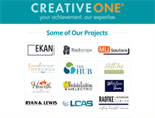 Tablet Screenshot of creativeone.ca