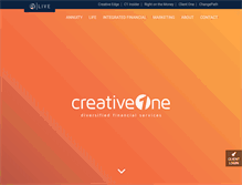 Tablet Screenshot of creativeone.com